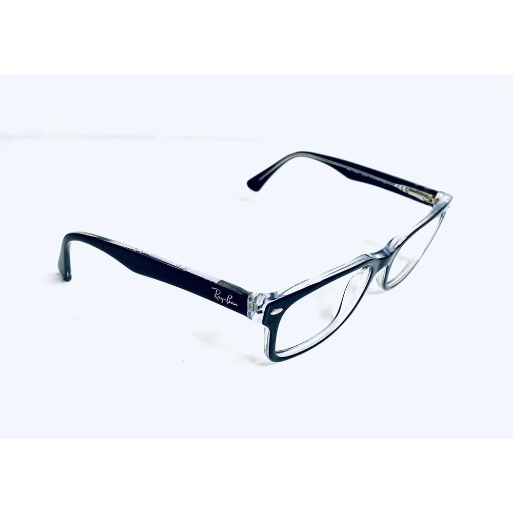 Rayban Black Clear Rectangular Glasses - image 3